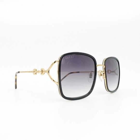 Gucci GG1016 Square Sunglasses Black Gray OS - Picture 2 of 16